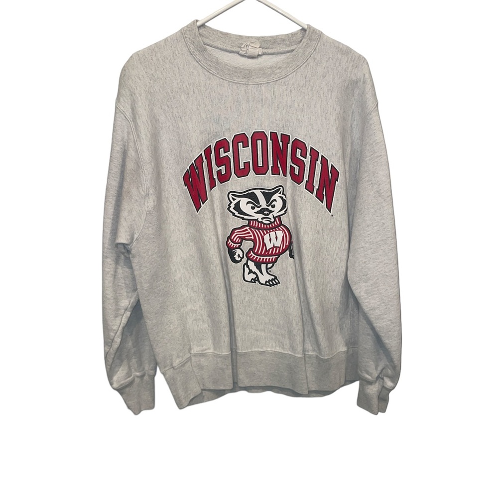 Champion Wisconsin Crewneck